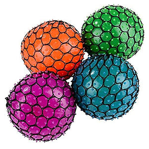 Neon Mesh Squish Ball  - 3 Pack