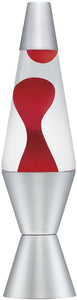 14" Lava Lamp Red Clear