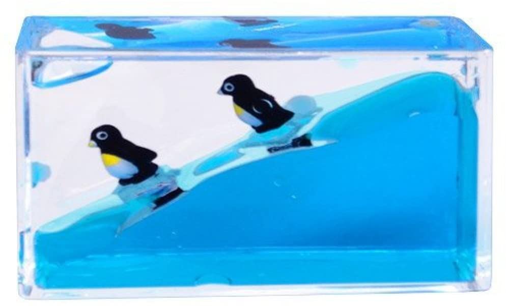 Mini Wave Paperweight Penguin
