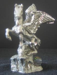Unicorn with Wings Pewter Statue