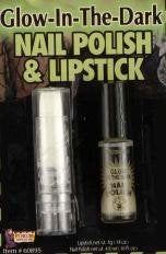 Glow Nail Polish and Lipstick