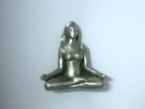 Yoga Mediation Pewter Figure