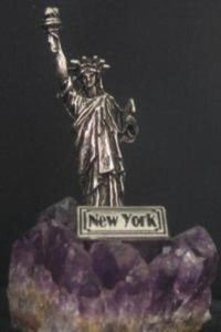 Statue Of Liberty On Amethyst