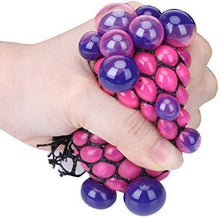 Sensory Fidget Toys Set - 10 Pcs Stress Reducer Anxiety Relief Toys for Focus & Calm Includes :Original Tangle Fidget Toy, Mesh Squeeze Grape Ball, Wooden Fidget Block, Stretchy Strings And More