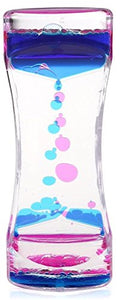 Liquid Motion Timer Bubble Sensory Tube Rectangular Sensory Relaxation Water Toy, Bubble Timer, Bubbler for Sensory Play, Fidget Toy, Children Activity, Desk Top ADHD Timer Adipose Stress Toy
