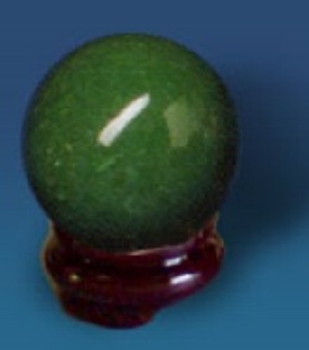Universal Energy Sphere Orb Balls with Stand Aventurine
