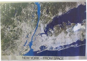 New York From Space Poster