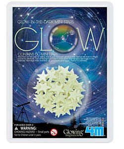 Glow-In-The-Dark Mini Stars Pack of 60