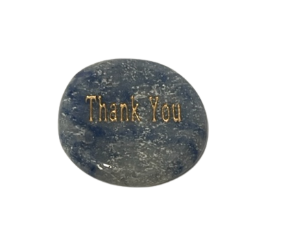Engraved Stone Thank You Words Stone