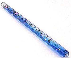 Glitter Wand, Magic Wonder Tube - for Kids, Teachers, Therapists, Sensory Room, Classroom, Talking or Pointing Stick, Pool Floats, Autistic, ADHD, SPD. Jumbo Size. 11 Inch Wonder Wand (Blue)